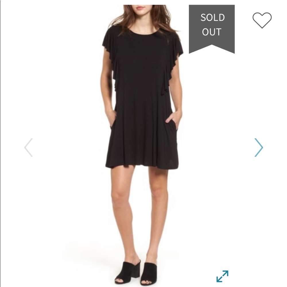 Socialite Ruffle sleeve dress